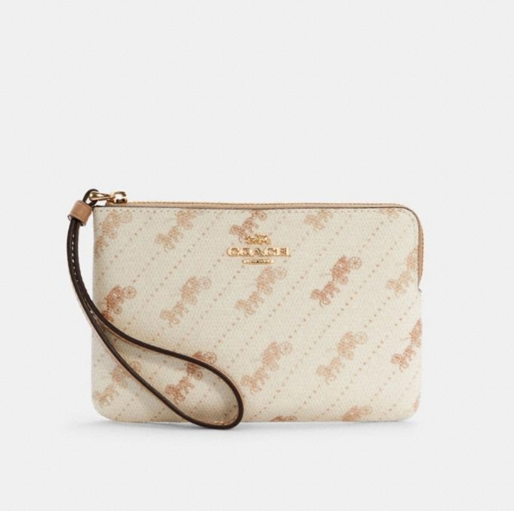 Coach Wristlet Horse And Carriage Print - Picture 2 of 13